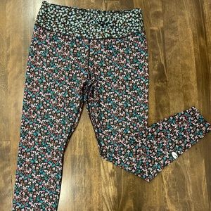 Nike leggings with flowers